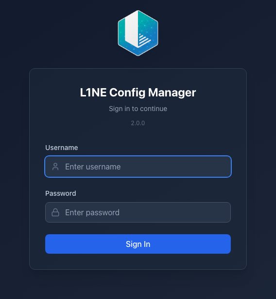 WebConfig Anmeldung